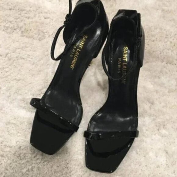 YSL Opyum Snake Heeled Sandals - Picture 2 of 5